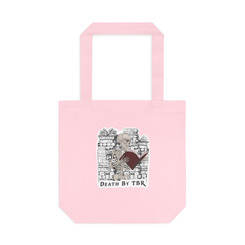 Tote Bag — 'Death by TBR' Book Lover Canvas Tote