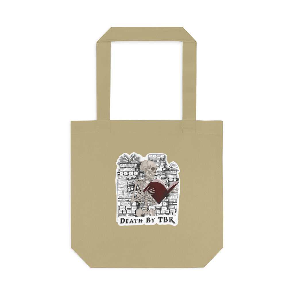 Tote Bag — 'Death by TBR' Book Lover Canvas Tote