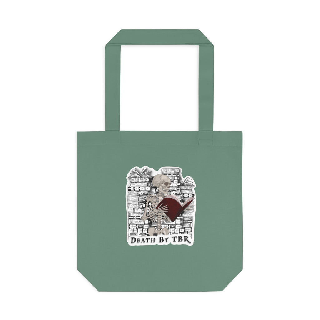 Tote Bag — 'Death by TBR' Book Lover Canvas Tote