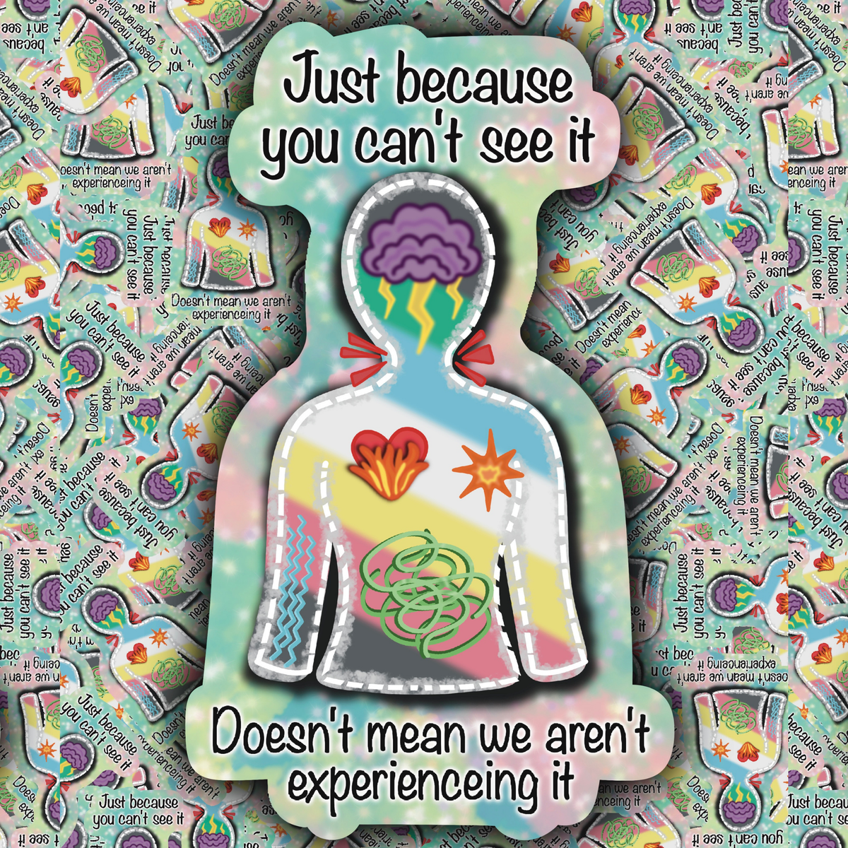 Invisible Illness Sticker